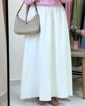 Sara Rosaline Skirt – White