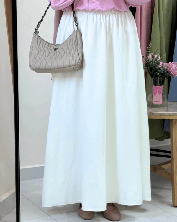 1 Sara Rosaline Skirt – White