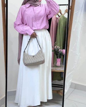 Sara Rosaline Skirt – White