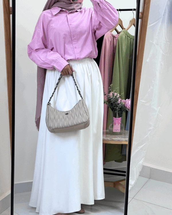 1 Sara Rosaline Skirt – White