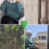 Sutur Striped Shirt – Green & White (Green Collar)