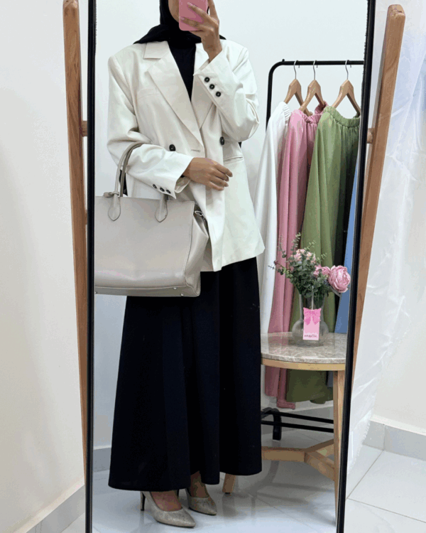 Sara Scuba Skirt – Black