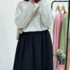 14 Sara Scuba Skirt – Black
