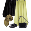 16 Sara Scuba Skirt – Green
