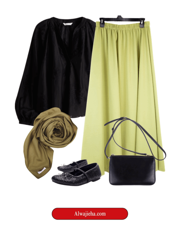 16 Sara Scuba Skirt – Green
