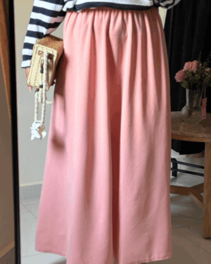 Sara Scuba skirt Pink
