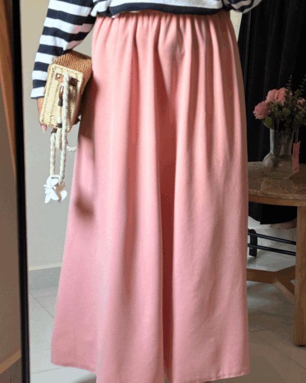 Sara Scuba skirt Pink Sara Scuba skirt Pink