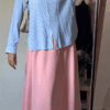 4 Sara Scuba Skirt – Pink