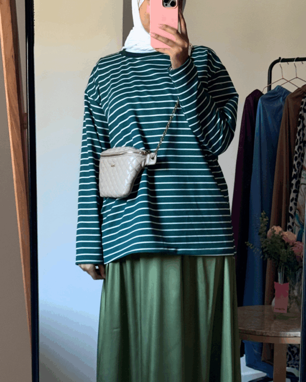 4 Sutur Green Shirt