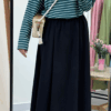 6 Sutur Striped Shirt – Green & White