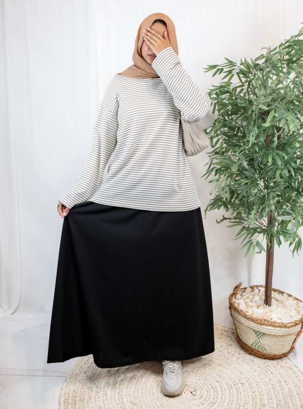 Sara Rosaline Skirt – Black