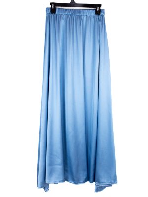 Nilly Satin Skirt – Baby Blue