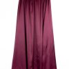 Nilly Satin Skirt – Burgundy
