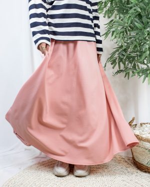 Sara Scuba Skirt – Pink