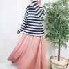 Sara Scuba Skirt – Pink