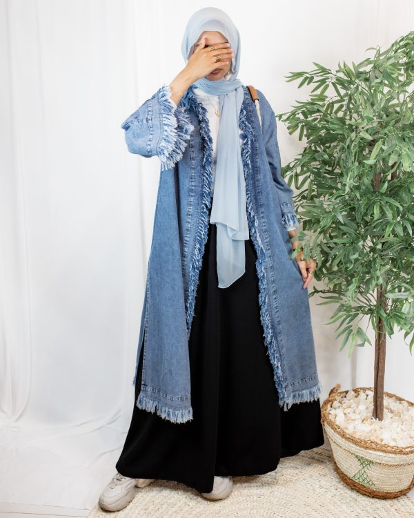 Reem Denim 2 Reem Denim Kimono - Blue