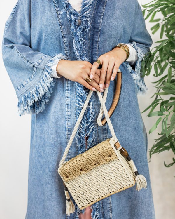 Reem Denim 4 Reem Denim Kimono - Blue
