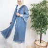 Reem Denim Kimono - Blue