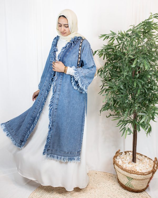 Reem Denim 5 Reem Denim Kimono - Blue