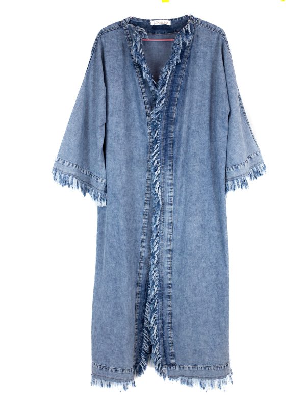 Reem Denim Kimono - Blue Reem Denim Kimono Blue
