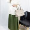 Nilly Satin Skirt – Olive