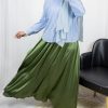 Nilly Satin Skirt – Olive