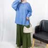 Nilly Satin Skirt – Olive