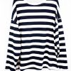 Sutur Striped Shirt – Navy & White