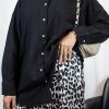 Nilly Satin Skirt – Animal Print