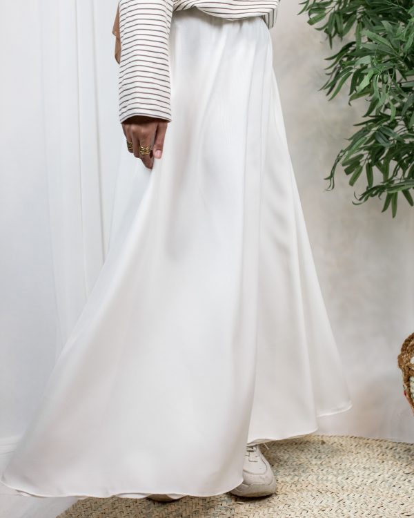 White Rosaline4 Sara Rosaline Skirt – White