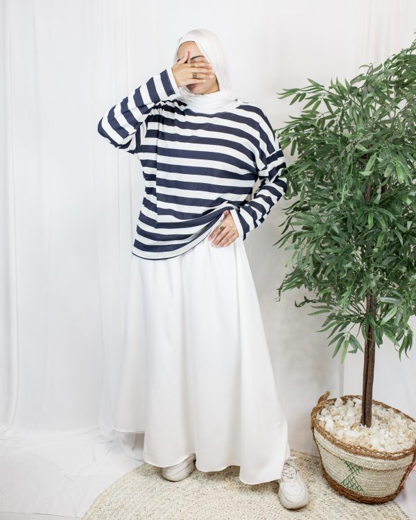 White Rosaline5 Sara Rosaline Skirt – White