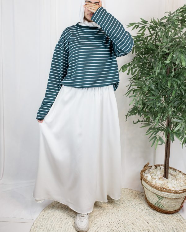 White Rosaline6 Sara Rosaline Skirt – White