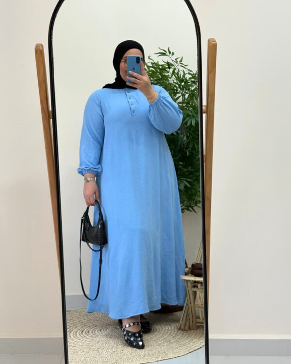 Tala Dress (Curvy) - Baby Blue
