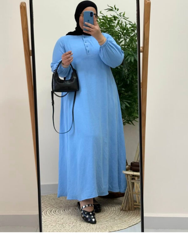 Tala Dress (Curvy) - Baby Blue