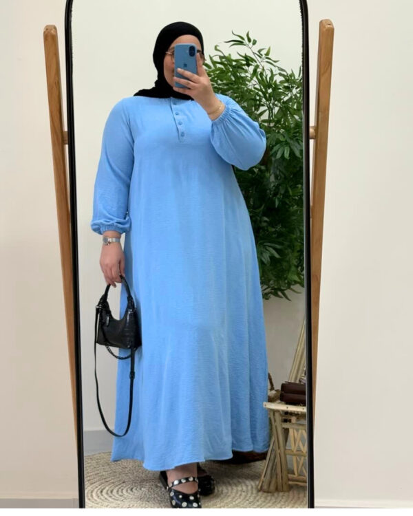Tala Dress (Curvy) - Baby Blue
