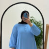 Tala Dress (Curvy) - Baby Blue