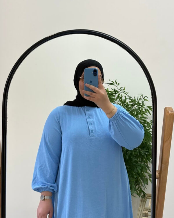Tala Dress (Curvy) - Baby Blue