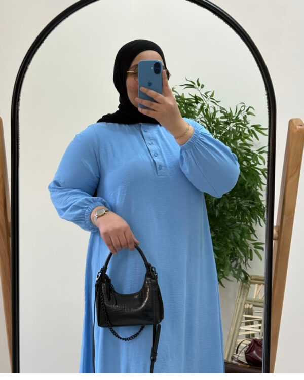Tala Dress (Curvy) - Baby Blue