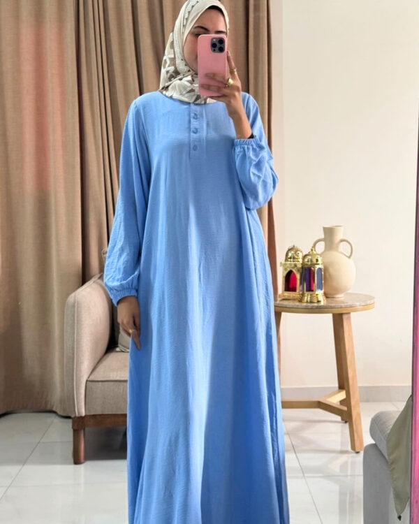 Tala Dress (Curvy) - Baby Blue