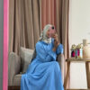 Tala Dress (Curvy) - Baby Blue