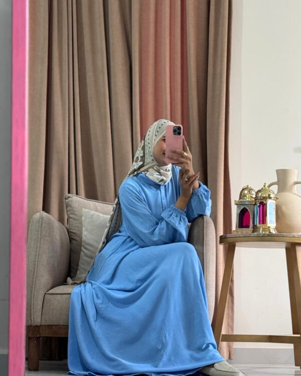 Tala Dress (Curvy) - Baby Blue