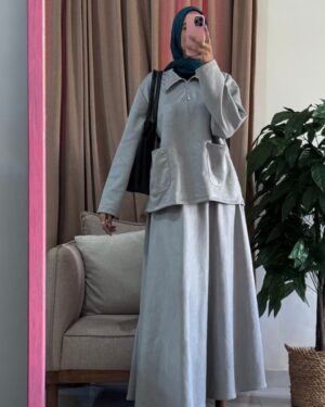 Nazly Set – Soft grey