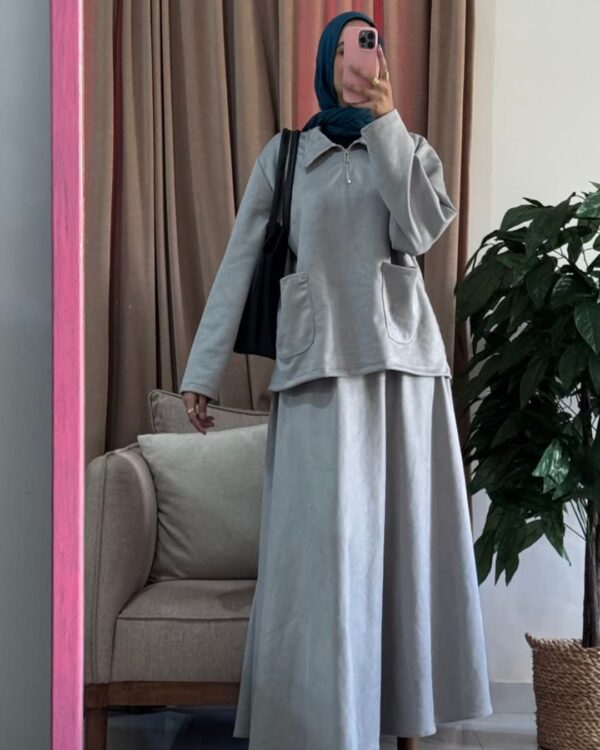 Nazly Set – Soft grey