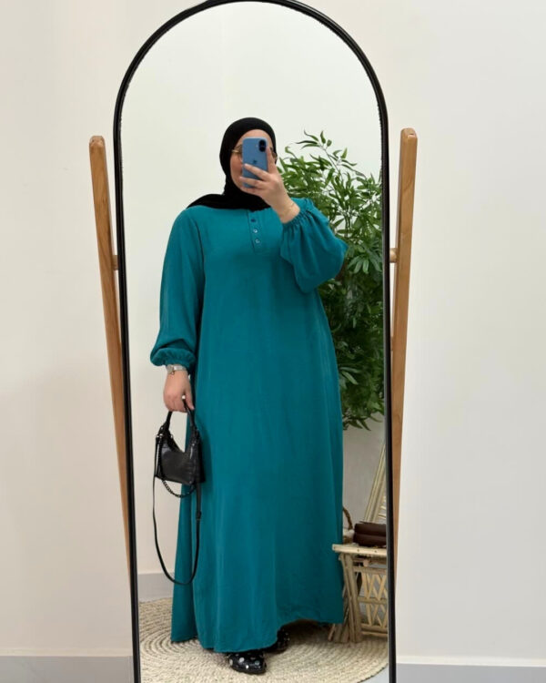 Tala Dress (Curvy) - Turquoise