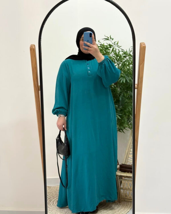 Tala Dress (Curvy) - Turquoise