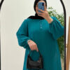 Tala Dress (Curvy) - Turquoise