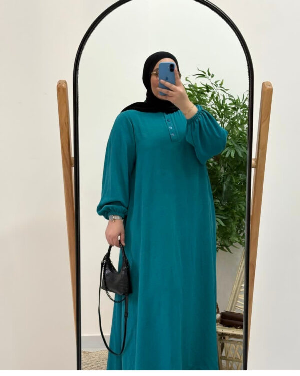 Tala Dress (Curvy) - Turquoise