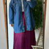 23 Magda Denim Oversize shirt β Deep Blue
