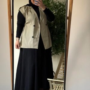 Sara Scuba Skirt (Curvy) – Black