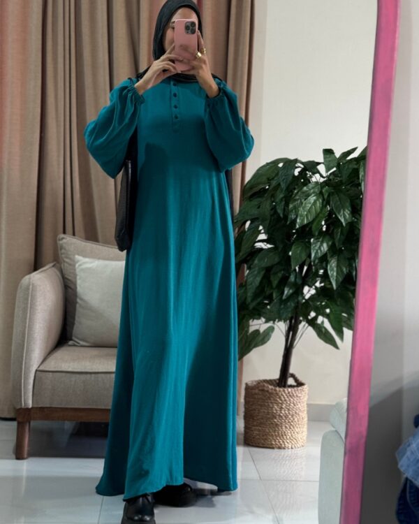 Tala Dress (Curvy) - Turquoise